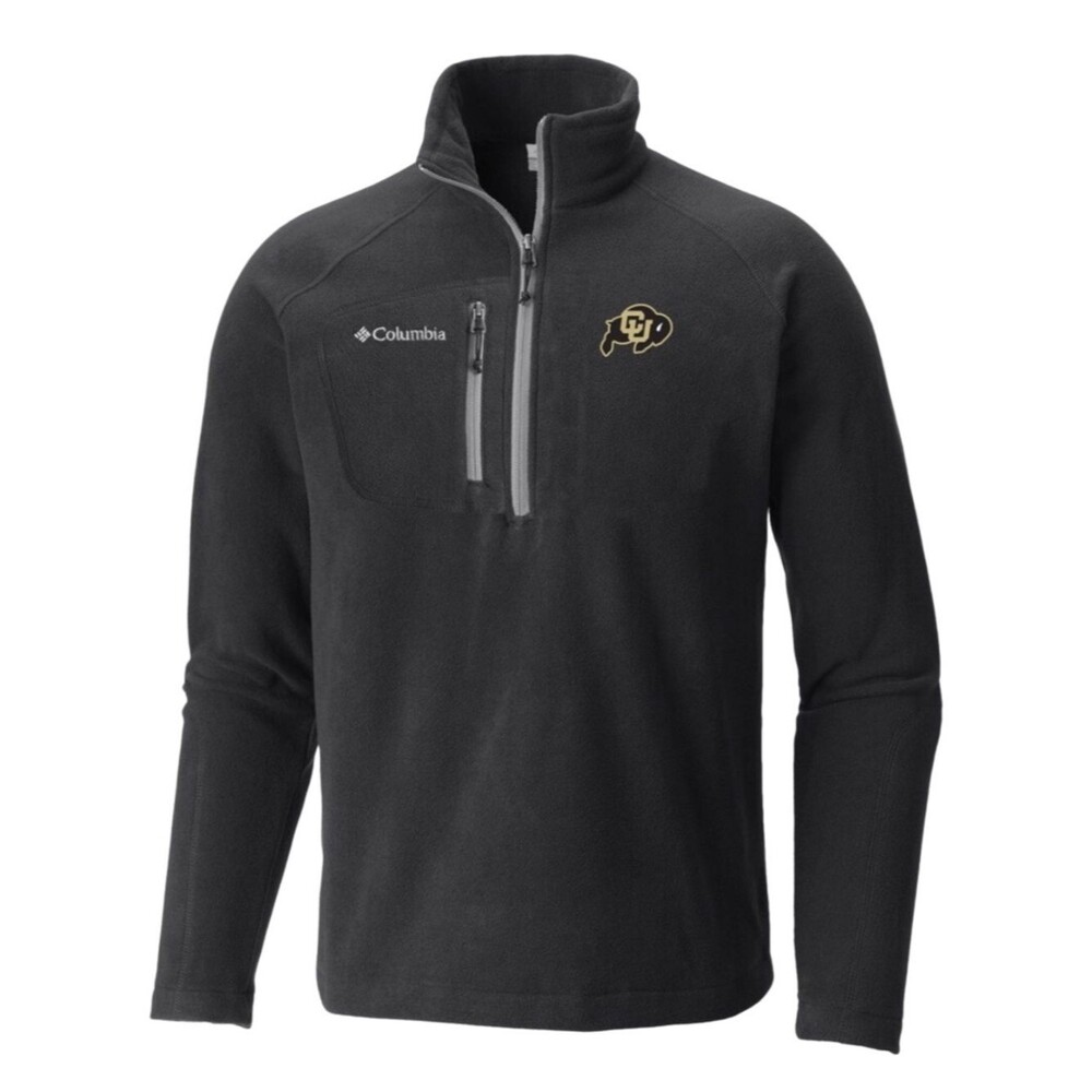 NWT Columbia Colorado Buffaloes Fast Trek III Half Zip Fleece Jacket Size XL